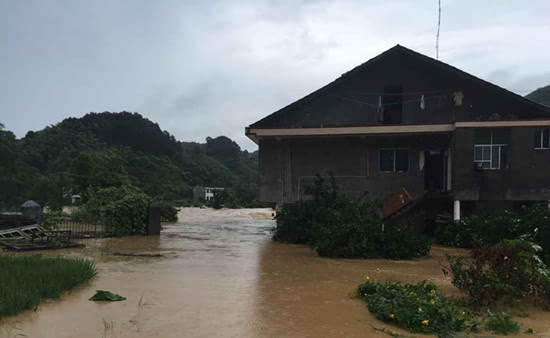 湖南洪江:大暑遇暴雨 氣象部門巧應對