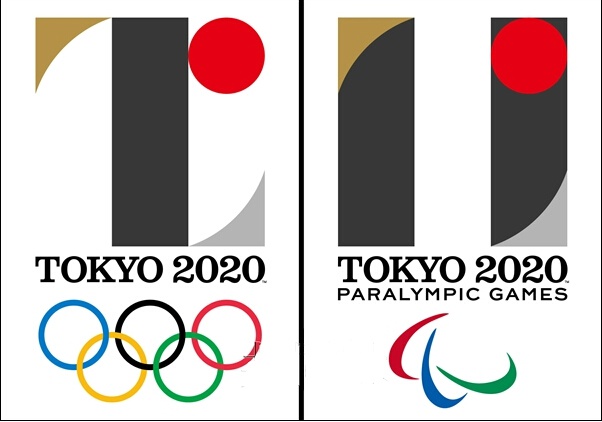 東京奧組委與東京都政府昨天公佈了2020年東京夏季奧運會,殘奧會會徽.