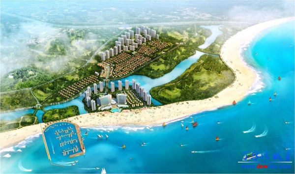 莱阳香岛湾施工现场图片