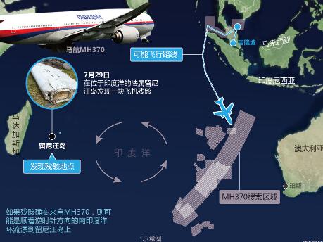 马航mh370飞行路线图图片