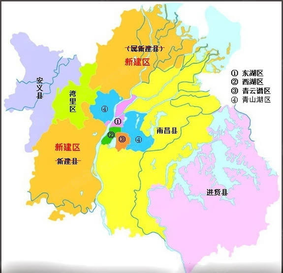 南昌首条brt也从市区直达南昌县……地理位置优越,全县形成了一个公路
