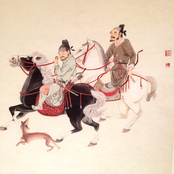 上海图书馆-江逸子国画大师公益画展