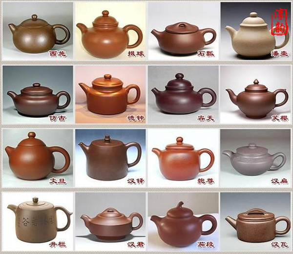 茶壶种类名称图片