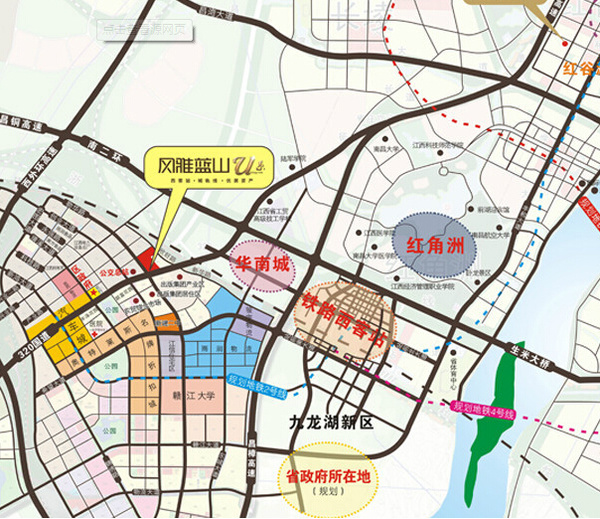 新城一期22條主次幹道路網年內建成通車 記者昨日獲悉,紅谷灘新區全力