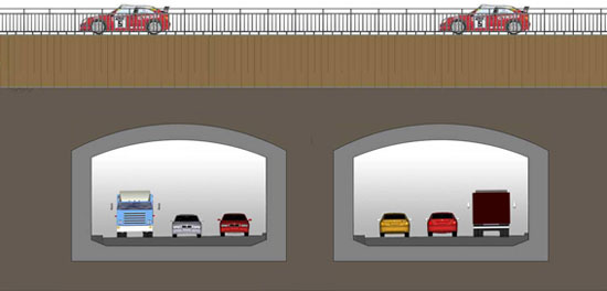 滕州市高铁新区凤凰隧道初步设计方案出炉