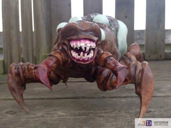 重口味 3d打印《星际争霸Ⅱ》自爆虫