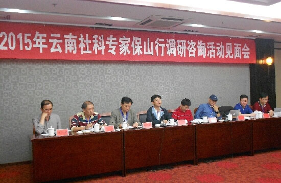 云南省社科联专家一行为保山发展把脉