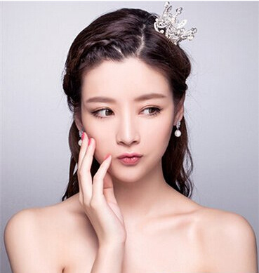 浪漫的韩式新娘发型