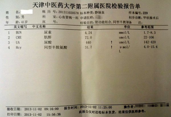 你所不知的健康体检指标同型半胱氨酸