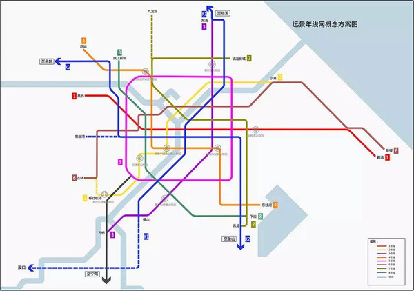 宁波地铁八号线规划图图片