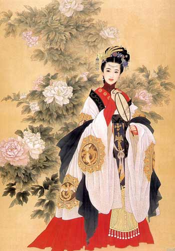杨贵妃是唐玄宗的儿媳妇,后被公公抢得;殷贵妃是刘骏的堂妹,后被堂兄