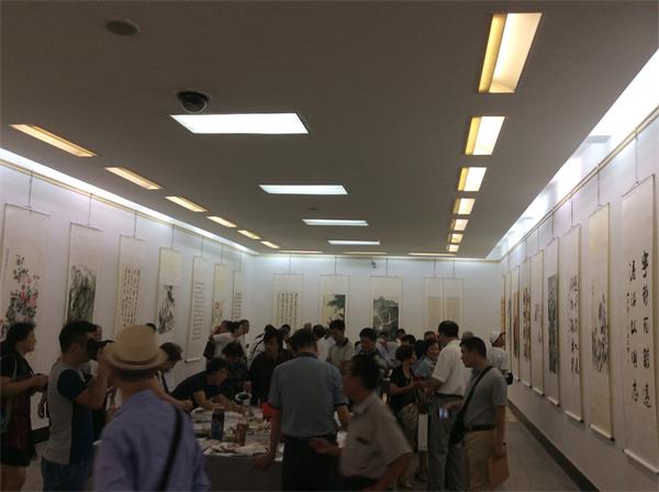 福建老年大学30周年书画作品联展开展