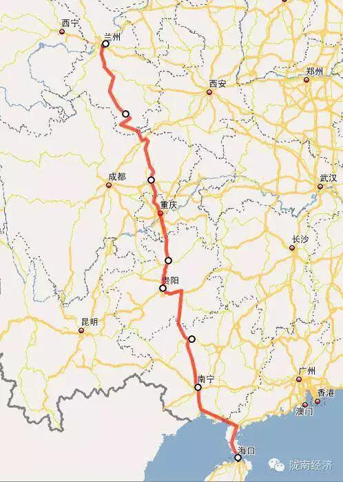 兰海高速全程线路图图片