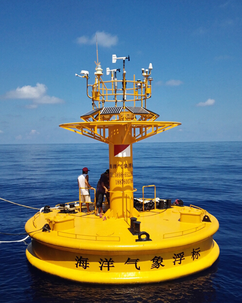 深远海气象浮标首次亮相中沙海域