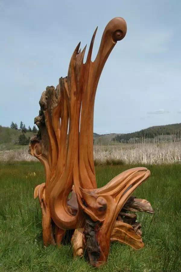 你不曾想象过的木雕家居摆件——狂野霸气!