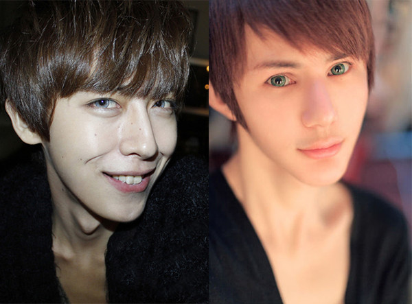 瞳孔天生一蓝一黄真正的猫眼女孩儿在这里