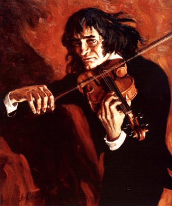 魔鬼小提琴家帕格尼尼图片