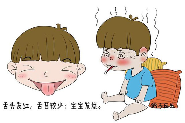 宝宝舌头变成这样是在提醒你他生病了