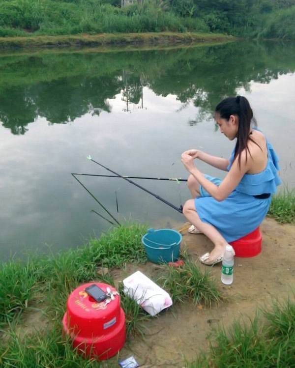 一个女孩的钓鱼故事