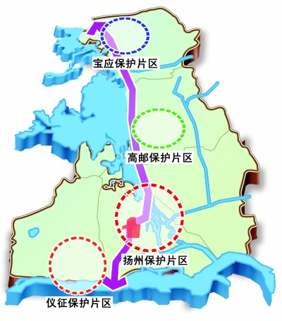 扬州城市规划首由国务院批准 未来城市新格局:两廊三轴五区(组图)