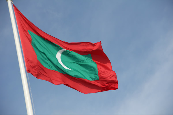 马尔代夫国旗图标图片