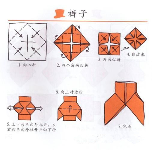 中班小朋友折纸教程图片