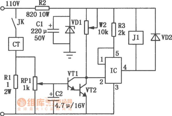 機床電磁吸盤欠流保護電路圖