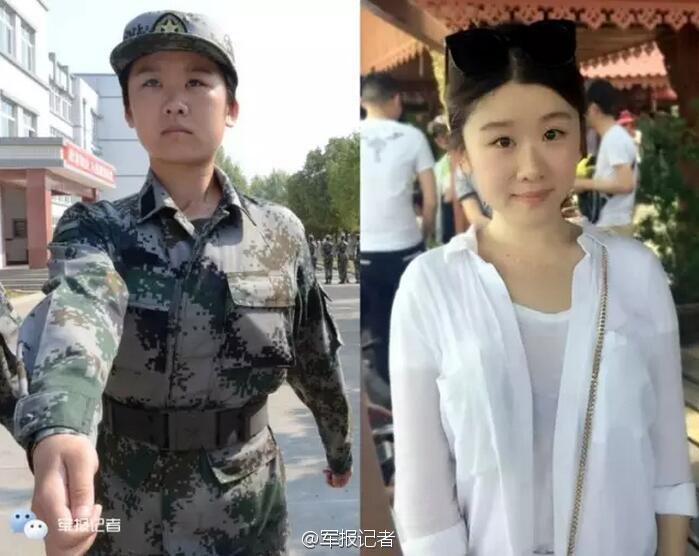 她們:穿上了軍裝,扛起了鋼槍,從堅定的眼神裡我們讀到了一名女兵的