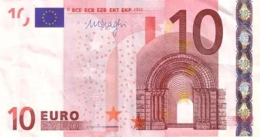 快速鉴别密案 之 新版和旧版欧元钞票