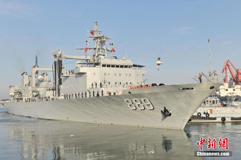 054a大慶艦首次執行護航任務(組圖)