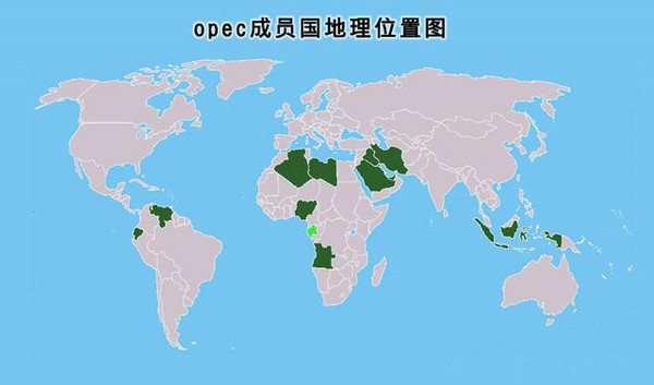 石油输出国组织地图图片