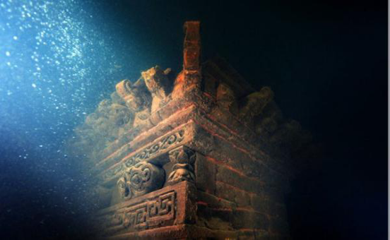 海底遗迹古城图片