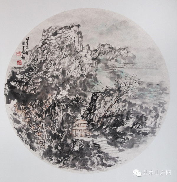 中国著名山水画家张勤图片