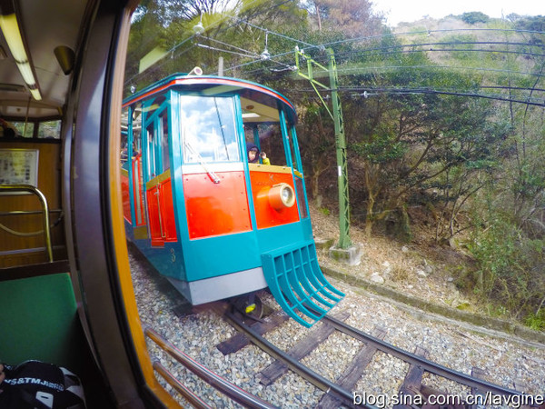 坐公交可以到六甲山腳下,然後坐一個小火車上山,一定要記住下山的