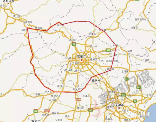 北京七环规划图片