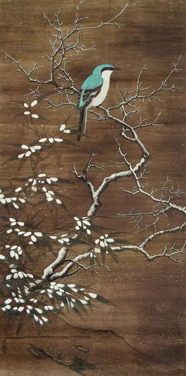 lot 159 李迪《花鳥》 絹本設色 121×60cm 估價10000李迪是南宋時期