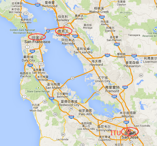 美国硅谷地图位置图片