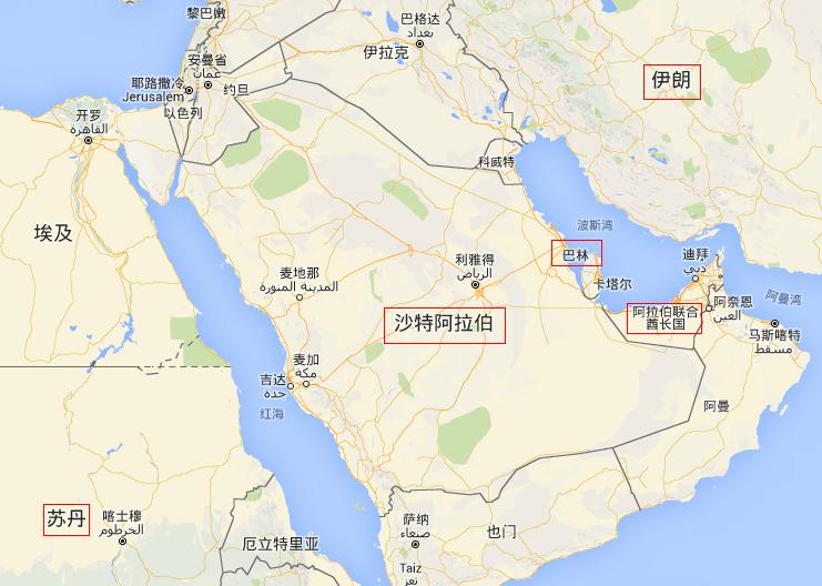 伊朗(来源:谷歌地图)