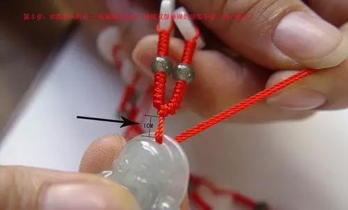 翡翠项链的编织方法图片