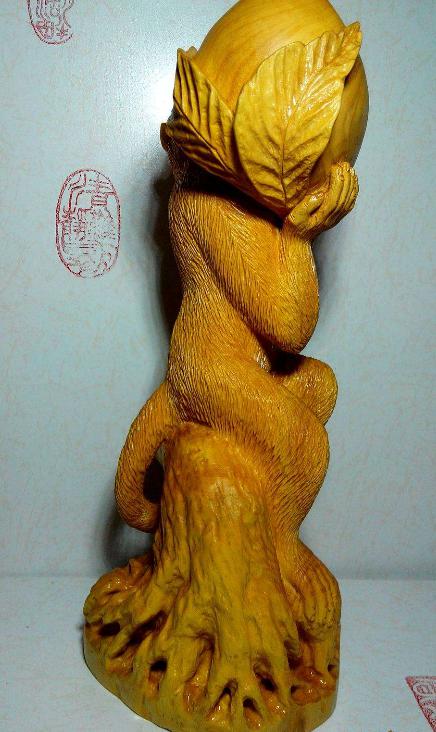 猴年到来，附上猴子献桃雕件的教程！-猴年是哪一年202几年