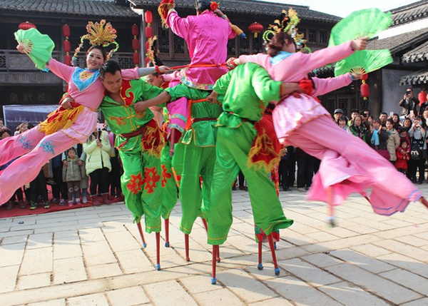 千华古村花山古庙会图片