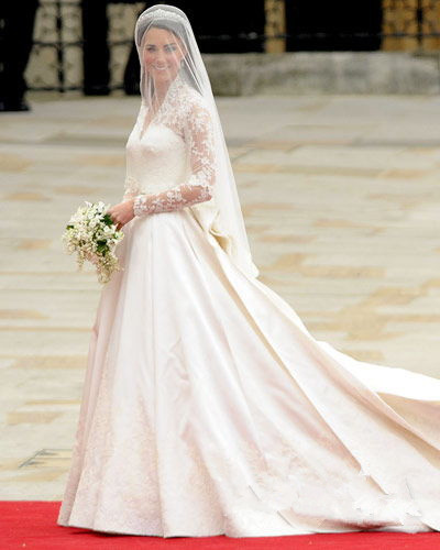 凯特王妃婚纱设计师图片