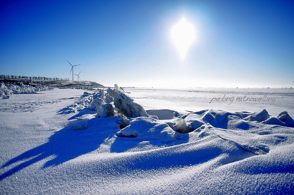 查干湖冬景图片图片