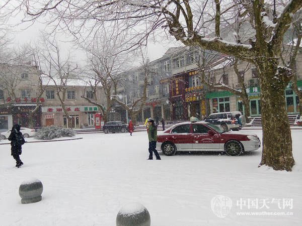 牯嶺街街頭雪景