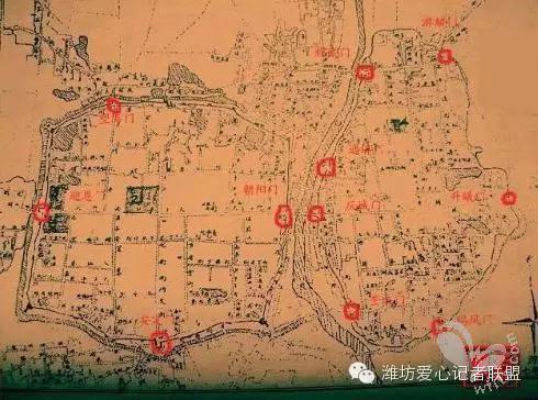 潍县地图图片