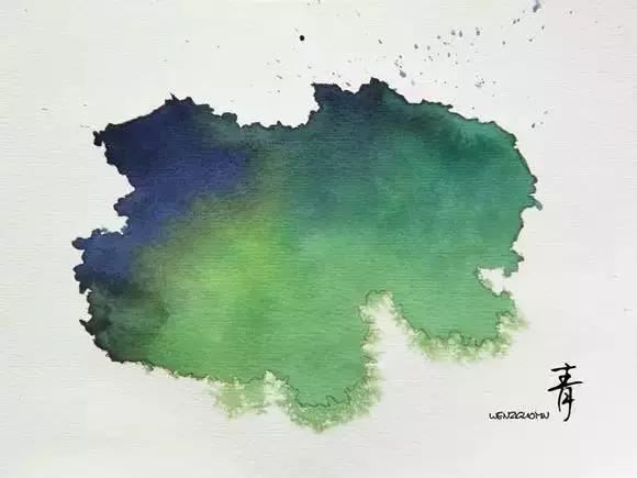 水墨中国地图原图高清图片