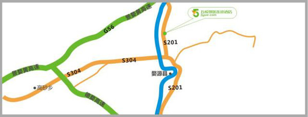 景婺黄高速线路图图片