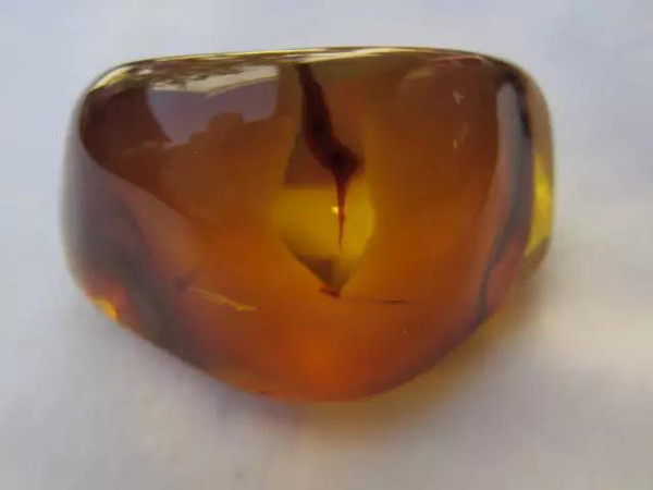即"金珀,蜡珀,血珀,翁珀,花珀和翳珀,每一种大类有可根据其特点分出