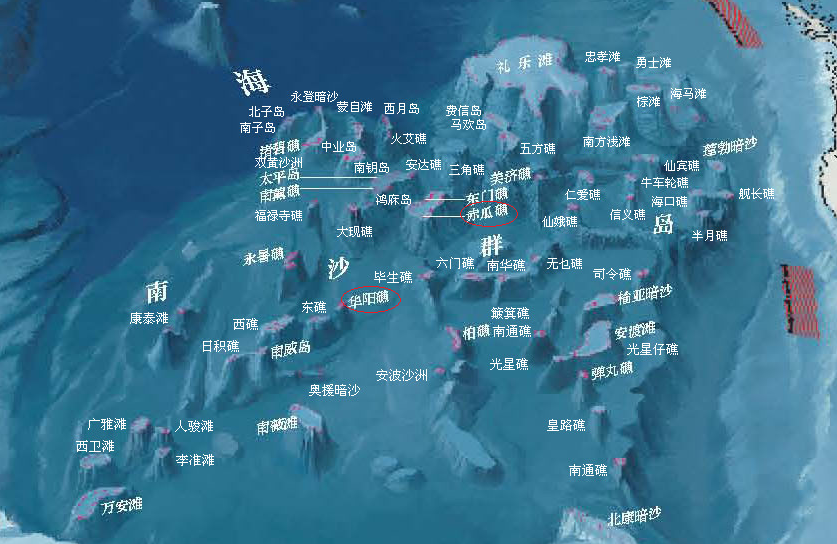 华阳礁地图图片