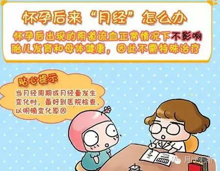 孕期懷孕了就不會來月經是真的嗎